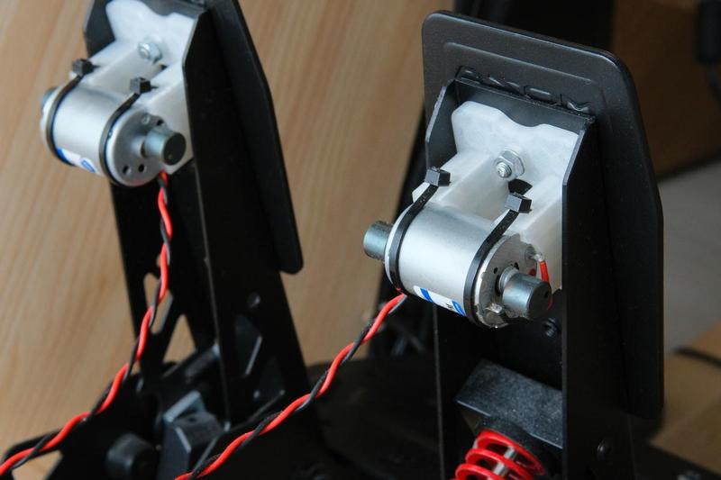 Vibration Motor Mount for Moza SR-P Lite Pedals