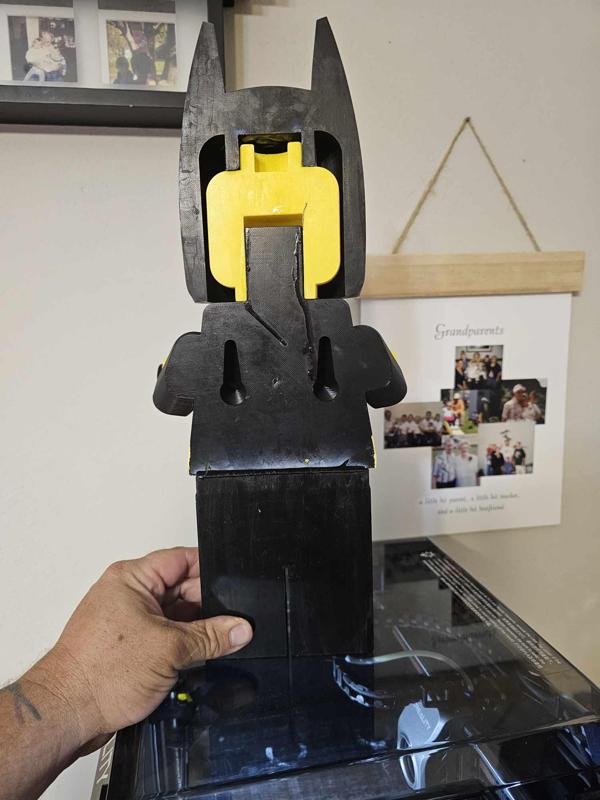 Batman minifig toilet paper holder