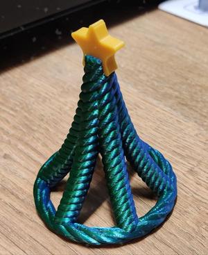 Rope Weave Xmas Decoration (easy no support print)