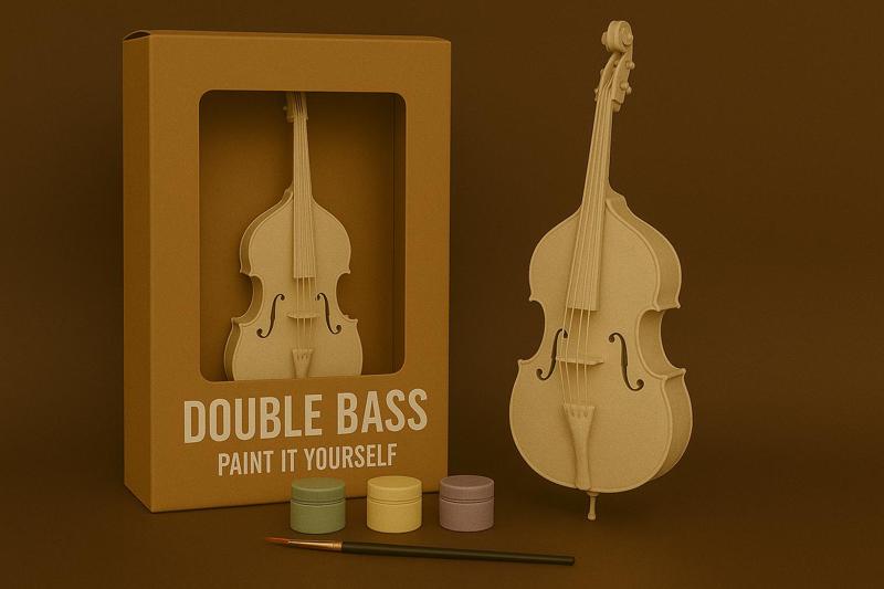Double Bass – Paint-It-Yourself