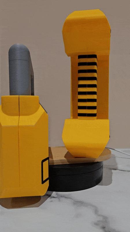 Power Rangers Turbo - Yellow Ranger Turbo Star Chargers (Side Knuckles)