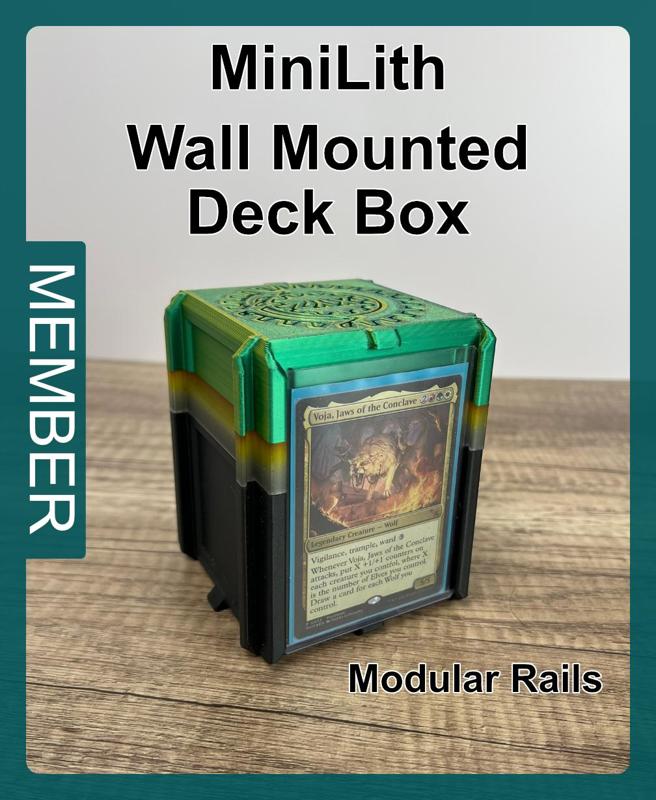 GEARXYZ MetaMorph MiniLith Wall mount Deckbox
