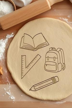 School Set Cookie Cutter, Biscuit Cutter