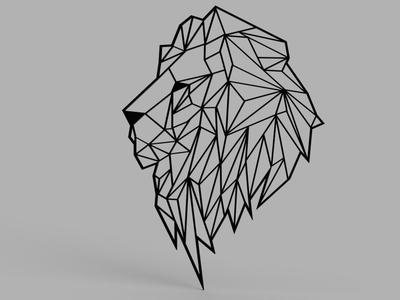 Small Lion on the wall
