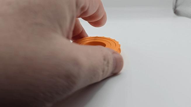 Tri-Ring Gyro Fidget Spinner for Stress Relief