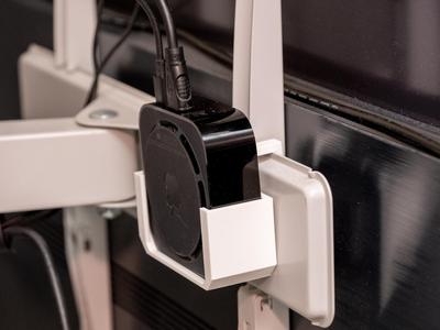 AppleTV basket with hooks