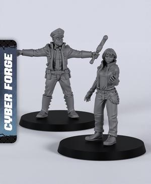 Crucible Civilians - With Free Cyberpunk Warhammer - 40k Sci-Fi Gift Ideas for RPG and Wargamers
