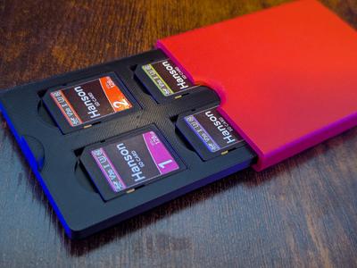 SD Card Sleeve - 4 Cards