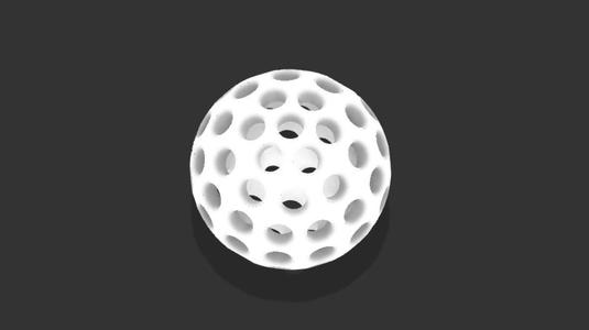 Airless Golf ball