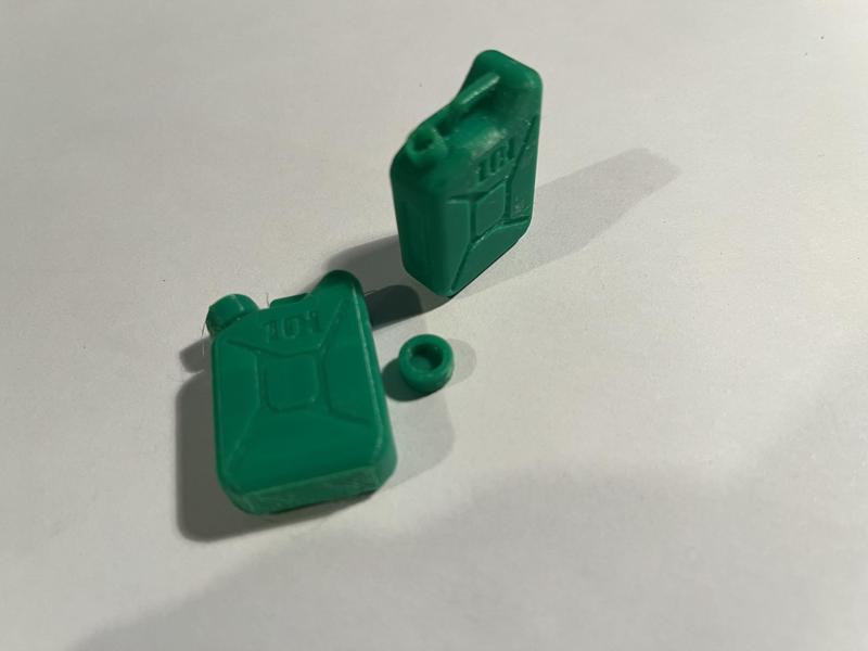 Kanistr, canister 1:12 pro RC car, auto