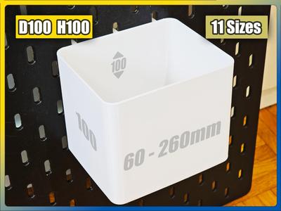 IKEA Skadis Container D100 H100