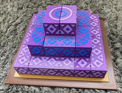 Survivor Block Pyramid Puzzle 3