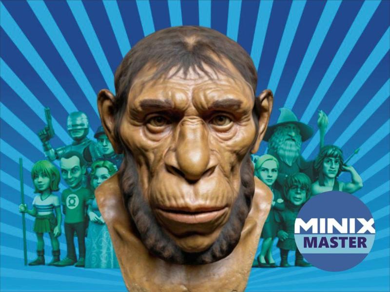 bust of homo neanderthalensis