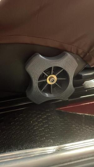 Fiat 130tc front seat adjustment knob