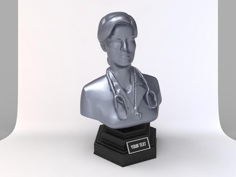 Female Doctor Bust