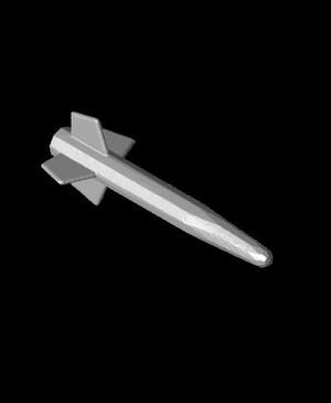 1/72 Scale TDU-34A Aerial Tow Target.stl