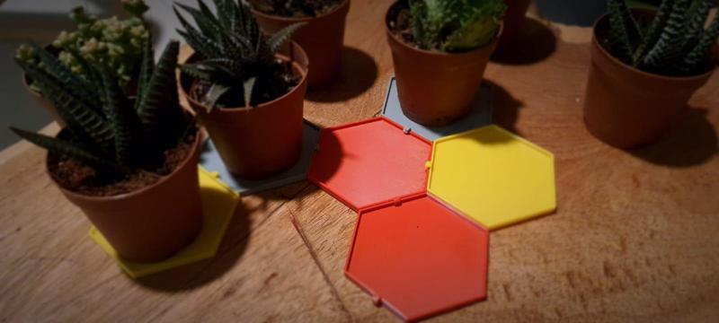 Hexagonal Pot Plate