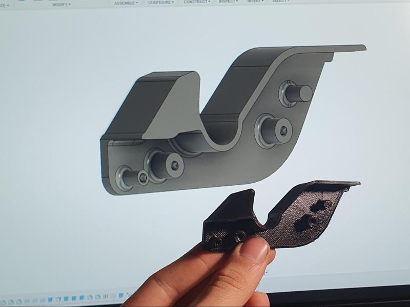 Skoda Fabia Shelf hinges spacers, mount (full kit)