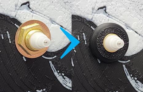 Clock nut cover