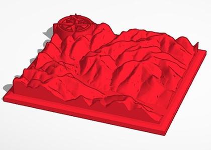 Roaring River State Park Terrain Model
