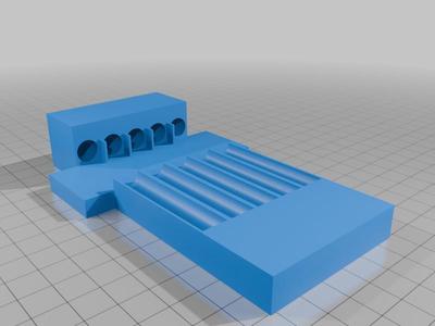 Simple M27 link block for M249/shrike/MCR