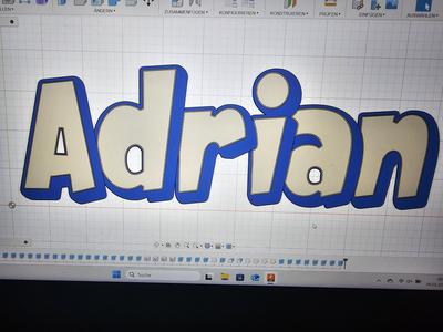 Namenslampe Adrian, LED