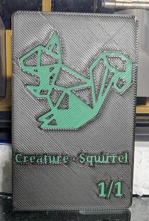MTG Squirrel Creature Token