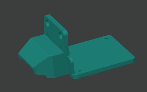 SV08 toolhead back fan bracket