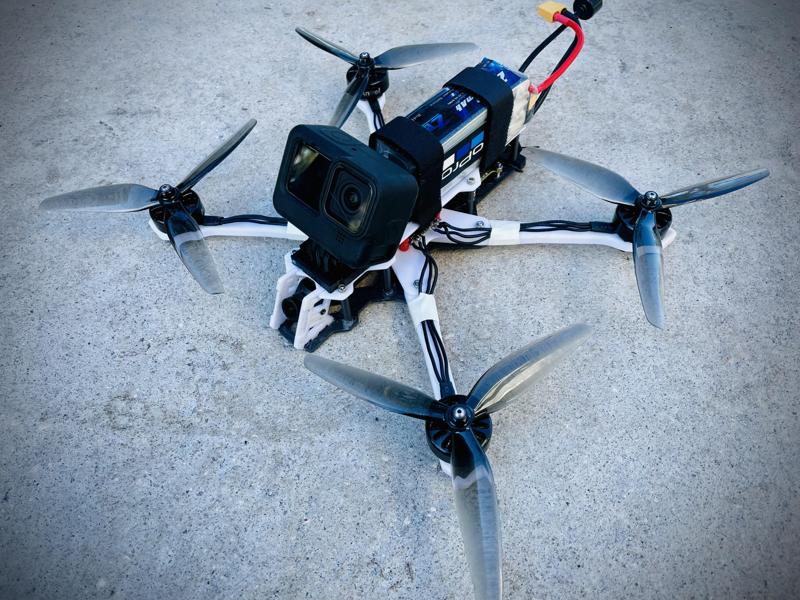 7" Drone parts for printing in carbon fiber or pla