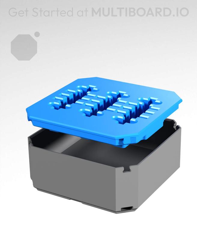 1x1 - USB-SD Holder - Multibin Top