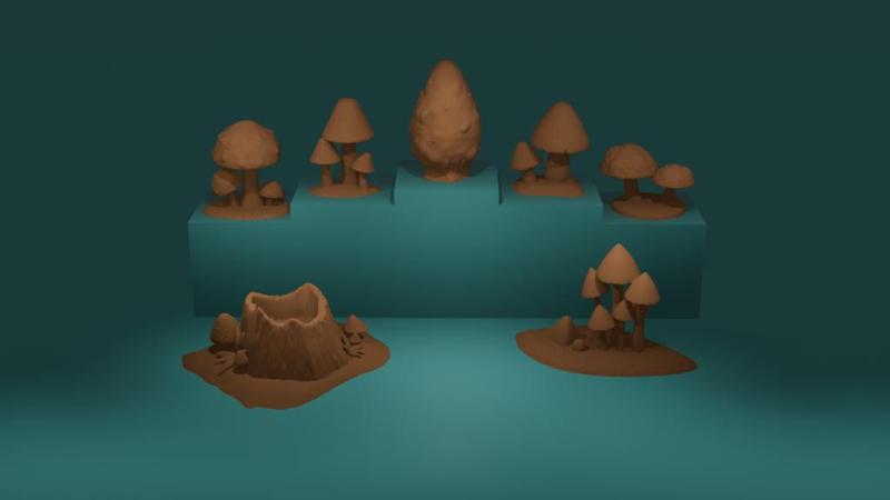 Sporelands: Fungal Bundle Volume 2 – Mushroom Terrain for Tabletop RPGs & Wargames