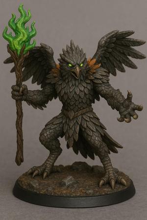 Kenku War Mage Miniature