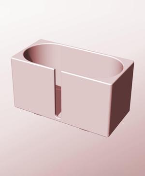CX68-80-SB Stacking slotted module bin for modern home decor