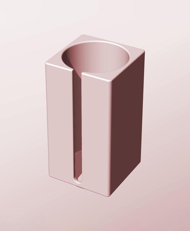 CS68-140-S Stackable slotted bin box module for creative decor