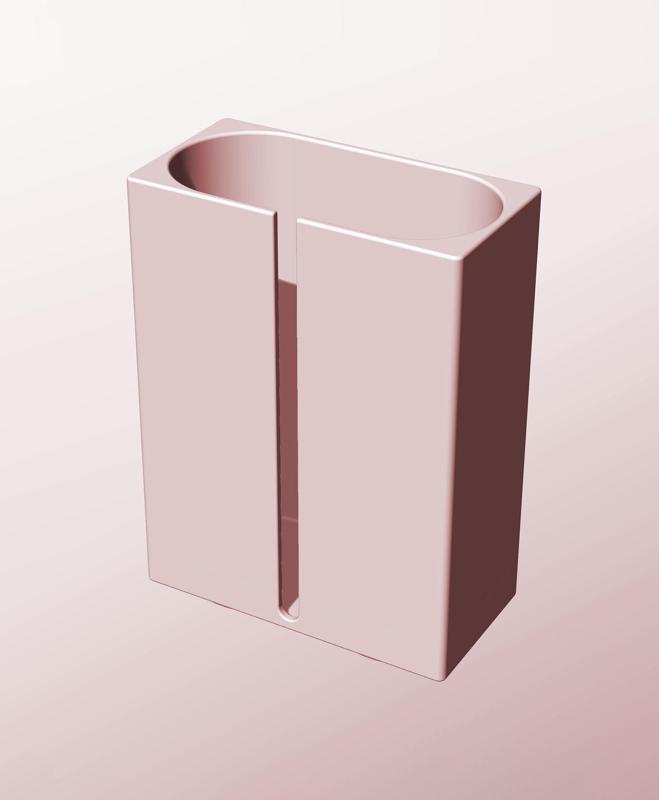 CX68-200-SB Modular Stacking slotted container for home decor