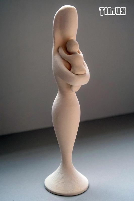 MOTHER AND SON SCULPTURE