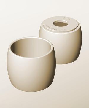 CR96-95-P Modular Stacking pierced container for home decor