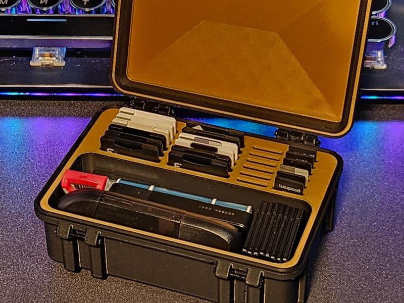 MicroSD SD Cards Storage Box Extended