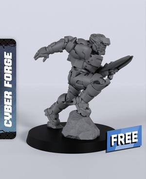F Bluethree - With Free Cyberpunk  - Sci-Fi Gift Ideas for RPG and Wargamers
