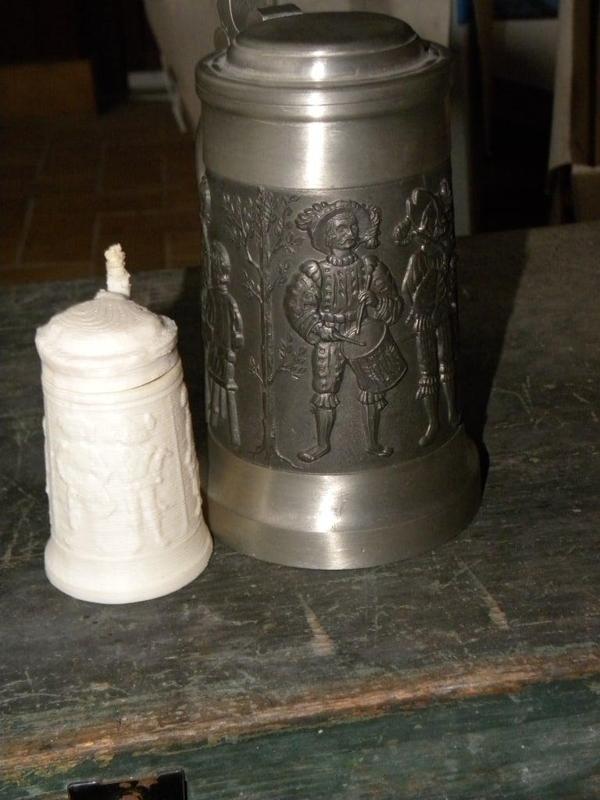 German Bierkrug / Maßkrug ( Beer ) V2 With hinge