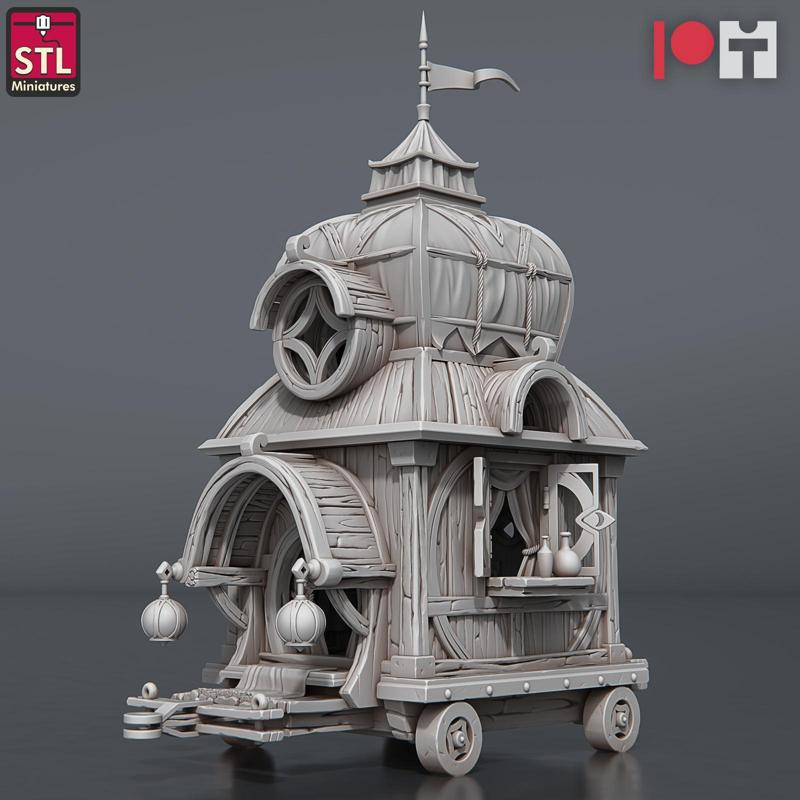 Carnival Fortuneteller Wagon