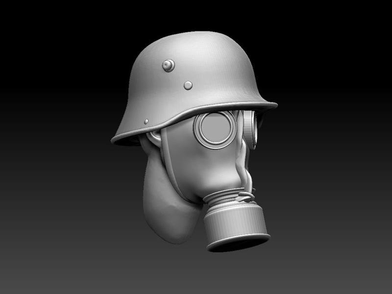 german helmet gas mask