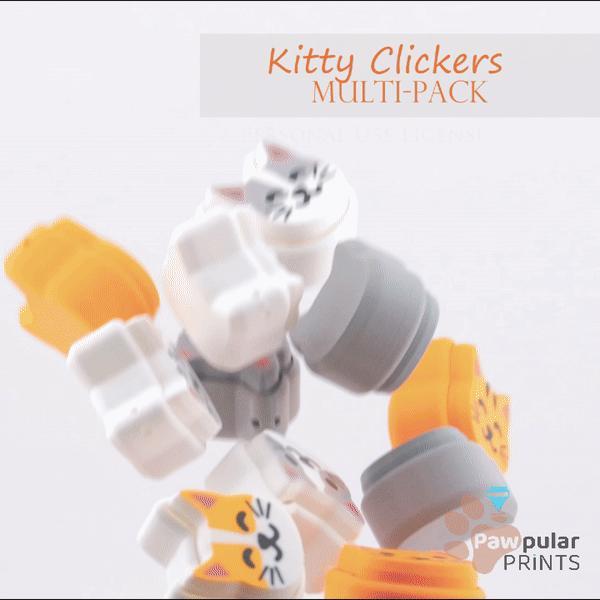 KITTY CLICKERS, MULTI-PACK - FIDGET KEYCHAIN [PRIVATE USE ONLY]