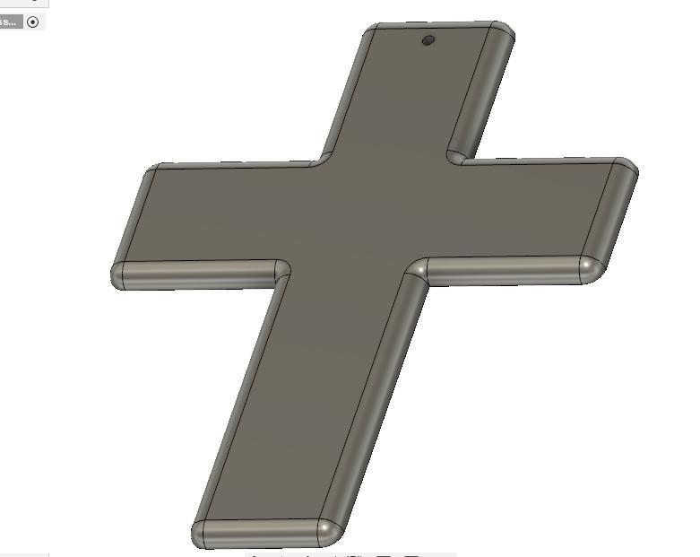Wall mounted christian cross