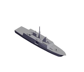 1/700 Scale FREMM Frigate.stl