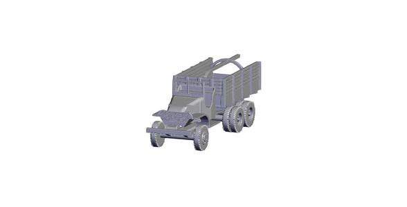 1/87 Scale CCKW 2-5 ton Wrecker.stl