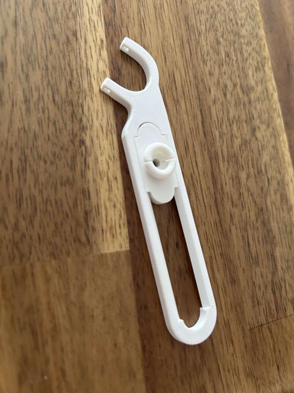 Dental Floss with Tentioner (Side Profile)