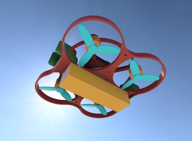 FPV TinyWhoop designed for DJI O4 Air Unit