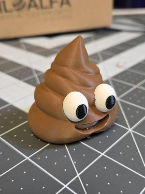 Poop Emoji - Painted in PrusaSlicer