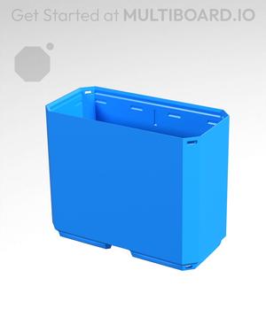 2x1x1.5 - Simple Walls - Universal Click-In Multibin Shell Extension